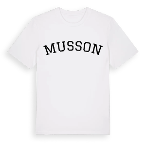 Musson böjd t-shirt – ekologisk bomull t-shirt från Pinshirt