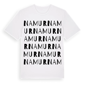 Namur ordlek t-shirt – ekologisk bomull t-shirt från Pinshirt