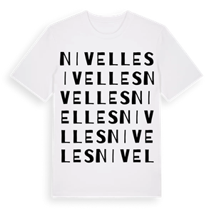 Nivelles ordlek t-shirt – ekologisk bomull t-shirt från Pinshirt
