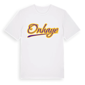 Onhaye baseball t-shirt – ekologisk bomull t-shirt från Pinshirt