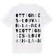 Ottignies-Louvain-la-Neuve ordlek t-shirt
