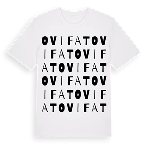 Ovifat ordlek t-shirt – ekologisk bomull t-shirt från Pinshirt