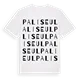 Paliseul ordlek t-shirt