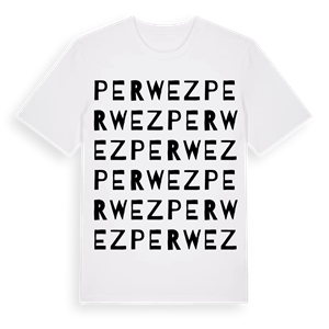 Perwez ordlek t-shirt – ekologisk bomull t-shirt från Pinshirt
