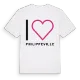 Jag älskar Philippeville t-shirt stort tryck