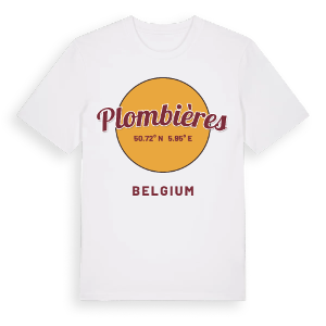 Plombières cirkel t-shirt – ekologisk bomull t-shirt från Pinshirt