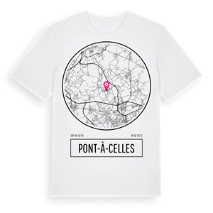 Pont-à-Celles t-shirt – ekologisk bomull t-shirt från Pinshirt