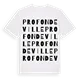Profondeville ordlek t-shirt