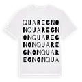 Quaregnon ordlek t-shirt