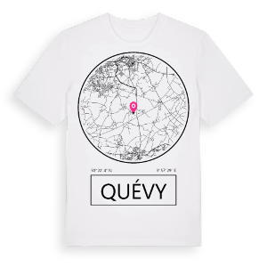 Quévy t-shirt – ekologisk bomull t-shirt från Pinshirt