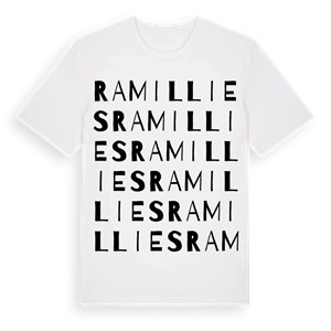Ramillies ordlek t-shirt – ekologisk bomull t-shirt från Pinshirt