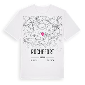Rochefort karta t-shirt – ekologisk bomull t-shirt från Pinshirt
