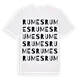 Rumes ordlek t-shirt