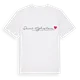Saint-Ghislain hjärta t-shirt