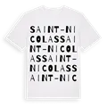 Saint-Nicolas ordlek t-shirt