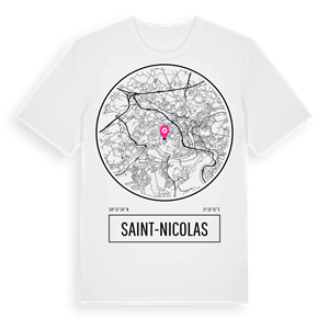 Saint-Nicolas t-shirt – ekologisk bomull t-shirt från Pinshirt