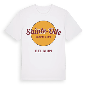 Sainte-Ode cirkel t-shirt – ekologisk bomull t-shirt från Pinshirt