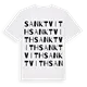 Sankt Vith ordlek t-shirt