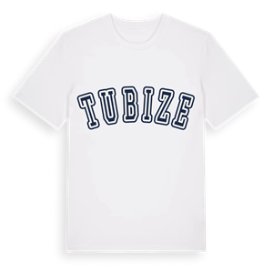 Tubize college t-shirt – ekologisk bomull t-shirt från Pinshirt