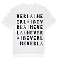 Verlaine ordlek t-shirt