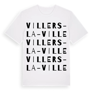 Villers-la-Ville ordlek t-shirt – ekologisk bomull t-shirt från Pinshirt