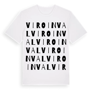 Viroinval ordlek t-shirt – ekologisk bomull t-shirt från Pinshirt