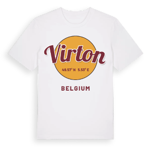 Virton cirkel t-shirt – ekologisk bomull t-shirt från Pinshirt