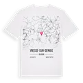 Vresse-sur-Semois karta t-shirt