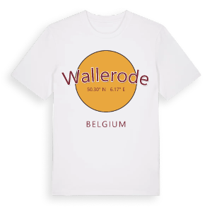 Wallerode cirkel t-shirt – ekologisk bomull t-shirt från Pinshirt