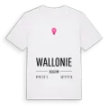 Wallonie karta t-shirt