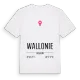 Wallonie karta t-shirt