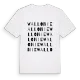 Wallonie ordlek t-shirt