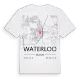Waterloo karta t-shirt