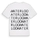 Waterloo ordlek t-shirt