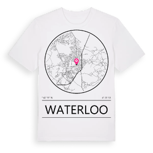 Waterloo t-shirt – ekologisk bomull t-shirt från Pinshirt
