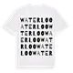 Waterloo ordlek t-shirt