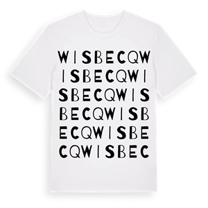 Wisbecq ordlek t-shirt – ekologisk bomull t-shirt från Pinshirt