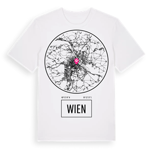 Wien t-shirt – ekologisk bomull t-shirt från Pinshirt