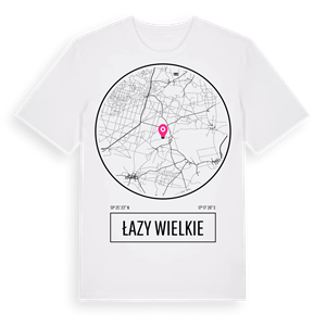 Łazy Wielkie t-shirt – ekologisk bomull t-shirt från Pinshirt
