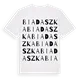 Biadaszka ordlek t-shirt