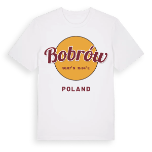 Bobrów cirkel t-shirt – ekologisk bomull t-shirt från Pinshirt