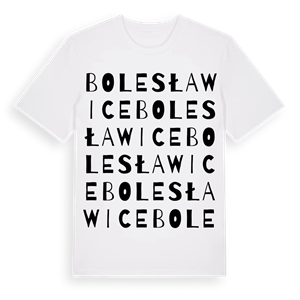 Bolesławice ordlek t-shirt – ekologisk bomull t-shirt från Pinshirt