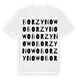 Borzynowo ordlek t-shirt