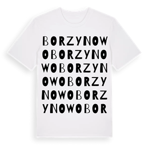 Borzynowo ordlek t-shirt – ekologisk bomull t-shirt från Pinshirt
