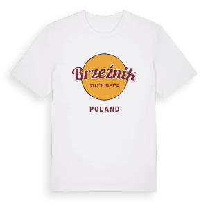 Brzeźnik cirkel t-shirt – ekologisk bomull t-shirt från Pinshirt