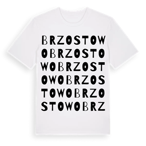 Brzostowo ordlek t-shirt – ekologisk bomull t-shirt från Pinshirt