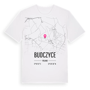 Budczyce karta t-shirt – ekologisk bomull t-shirt från Pinshirt