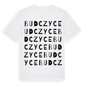 Budczyce ordlek t-shirt – ekologisk bomull t-shirt från Pinshirt