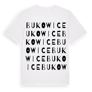 Bukowice ordlek t-shirt – ekologisk bomull t-shirt från Pinshirt