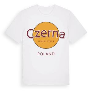 Czerna cirkel t-shirt – ekologisk bomull t-shirt från Pinshirt
